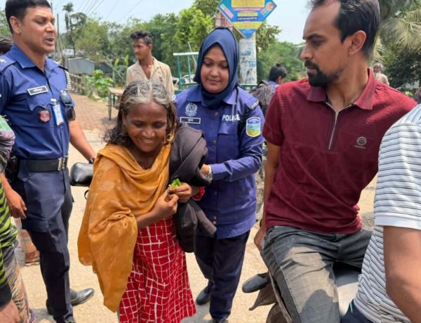 অন্তঃসত্ত্বা পরিচয়হীন নারীর পাশে দাঁড়ালো উপজেলা প্রশাসন