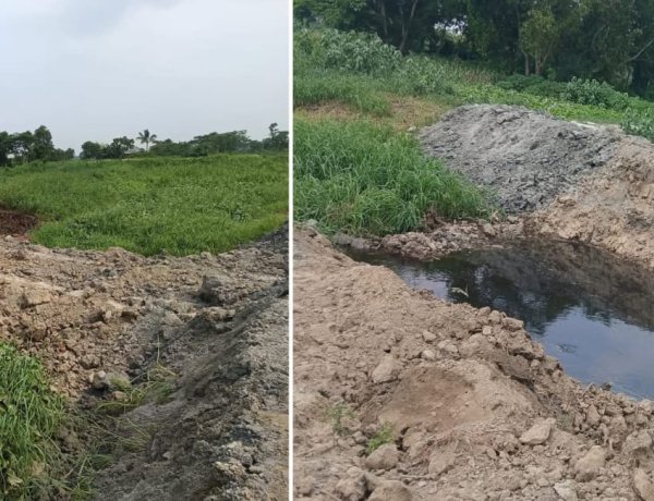 গণমাধ্যমে সংবাদ প্রকাশের পর বুড়িচংয়ে খালের অবৈধ বাঁধ অপসারণ