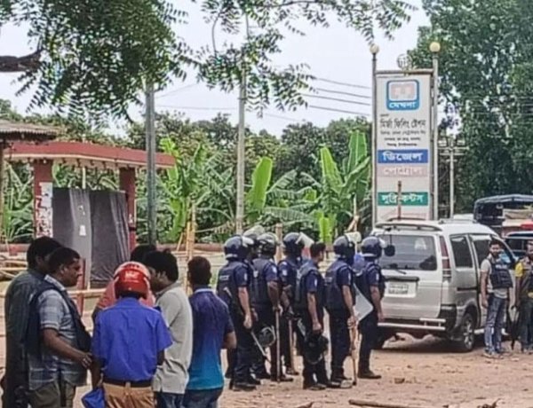শিবগঞ্জে পাম্প থেকে তেল নেওয়া নিয়ে তুমুল কাণ্ড,আহত ৫