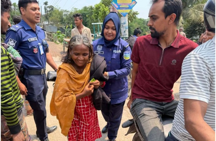 অন্তঃসত্ত্বা পরিচয়হীন নারীর পাশে দাঁড়ালো উপজেলা প্রশাসন