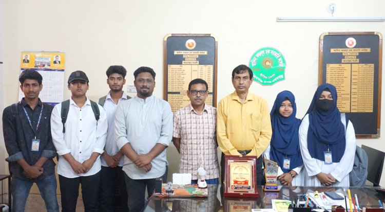 বিজ্ঞান ও প্রযুক্তি সপ্তাহ শিবগঞ্জ উপজেলায় সিনিয়র গ্রুপে আদিনা কলেজ চ্যাম্পিয়ন