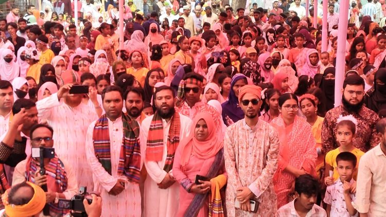 পুরানো গ্লানি মুছে নতুনের আহ্বানে"নিয়ামতপুরে বৈশাখী শোভাযাত্রা