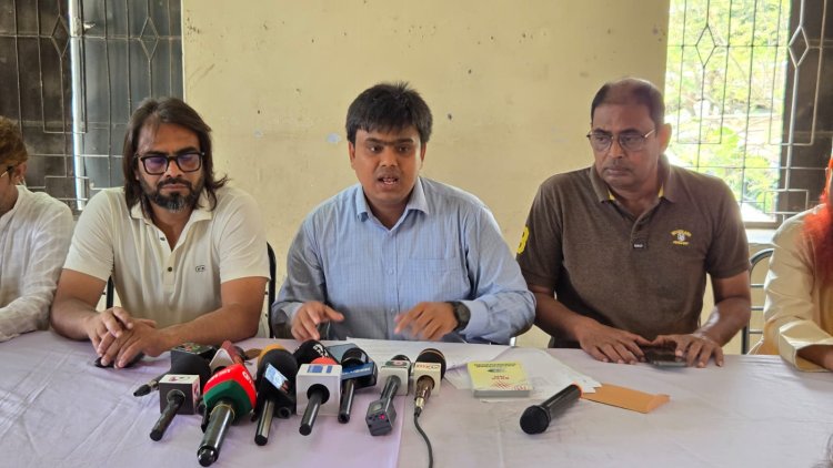 নওগাঁয় নতুন কুঁড়ি স্পোর্টস কর্মসূচি নিয়ে সংবাদ সম্মেলন