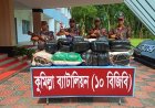 কুমিল্লায় বিজিবির অভিযানে বিপুল পরিমাণ ভারতীয় গাঁজা উদ্ধার