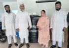 নাচোল উপজেলা স্বাস্থ্য কমপ্লেক্সে এমপি ড,মু,মিজানুর রহমান আইপিএস ও ব্যাটারী প্রদান