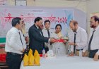 চাঁপাইনবাবগঞ্জ আইনজীবী সমিতির পক্ষ থেকে নবীনদের সংবর্ধনা 