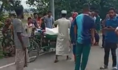 শেরপুরে বাসের ধাক্কায় ট্রাক্টর চালক নিহত