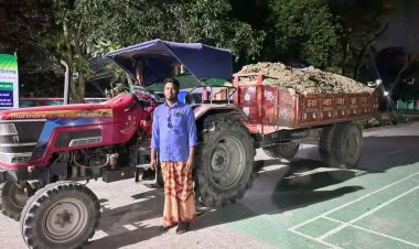 চাঁপাইনবাবগঞ্জে পদ্মা নদীতে অবৈধ মাটি উত্তোলনের দায়ে ট্রাক্টরসহ আটক-১