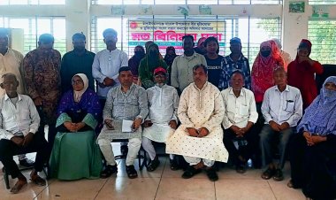 নাচোলে বীর মুক্তিযোদ্ধা,মুক্তিযোদ্ধা সন্তান কমান্ডের মতবিনিময় সভা ও ৬ দফা দাবি