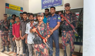 শেরপুর ও হালুয়াঘাট সীমান্তে পতাকা বৈঠকে ২০ বাংলাদেশিকে ফেরত দিলো বিএসএফ
