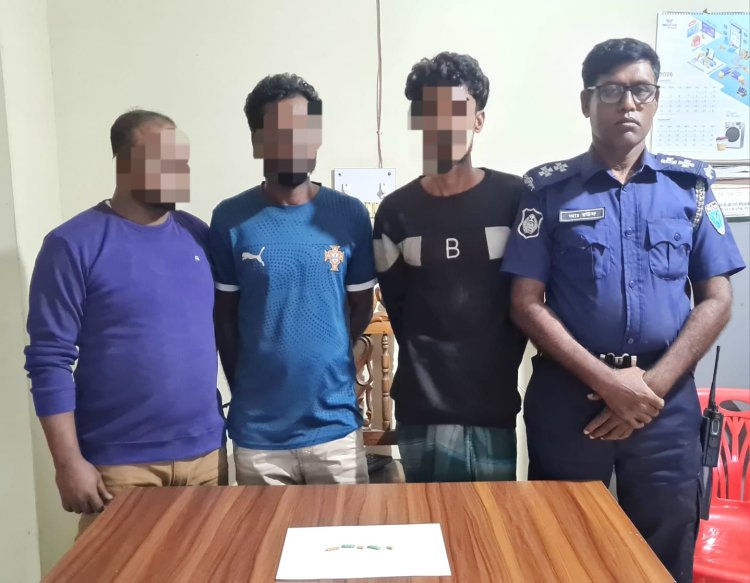 পুলিশের বিশেষ অভিযানে ইয়াবাসহ পাঁচজন আটক
