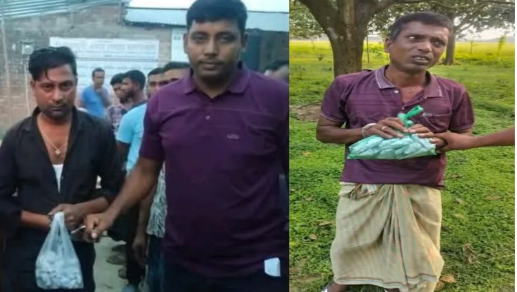নিয়ামতপুরে পৃথক অভিযানে গাঁজাসহ দুইজন গ্রেফতার