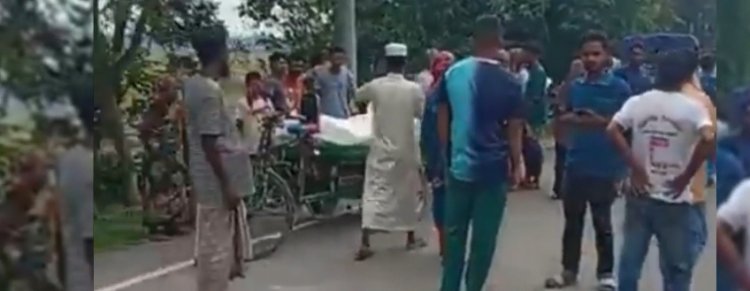 শেরপুরে বাসের ধাক্কায় ট্রাক্টর চালক নিহত