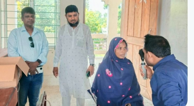 নাচোলে দিনব্যাপি ফ্রি মেডিকেল ক্যাম্প