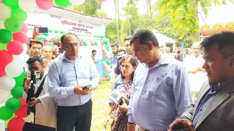 জামালপুরে তিন দিনব্যাপী ভূমিসেবা মেলা শুরু 