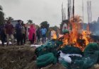 সিরাজগঞ্জে ৯৮ পিস নিষিদ্ধ কারেন্ট জাল ধ্বংস