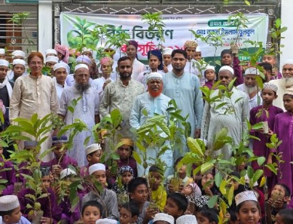 চাঁপাইনবাবগঞ্জে সাফা ফাউন্ডেশনের বৃক্ষ রোপণ ও চারা বিতরণ