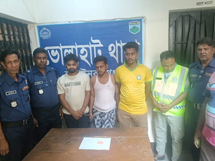 ভোলাহাটে পুলিশের অভিযানে ইয়াবাসহ চারজন আটক