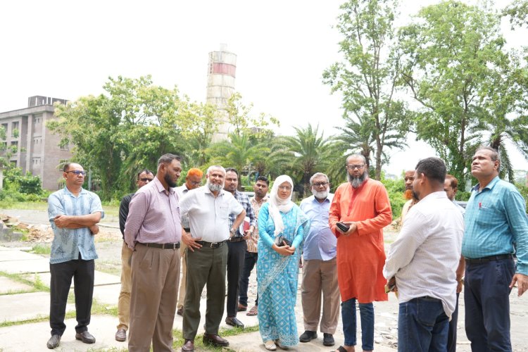 পবিপ্রবির উন্নয়ন প্রকল্পে সন্তোষ পরিকল্পনা কমিশনের,সরেজমিনে পরিদর্শন