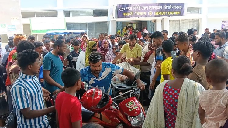 চাঁপাইনবাবগঞ্জে বন্ধুর ছুরিকাঘাতে বন্ধুর মৃত্যু 