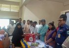 বদলগাছীতে উপকারভোগীদের মাঝে সেলাই মেশিনসহ বিভিন্ন সামগ্রী বিতরণ