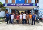 গোমস্তাপুরে বিশেষ অভিযানে মালামাল,মাদকসেবী ও হেরোইনসহ গ্রেফতার-১৩