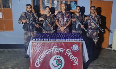 শিবগঞ্জে ভারতীয় নেশাজাতীয় সিরাপ জব্দ