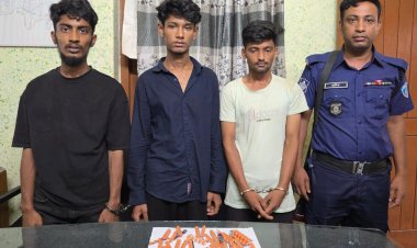কুমিল্লায় মাদকসহ তিনজন গ্রেফতার