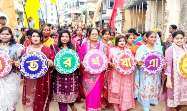 চাঁপাইনবাবগঞ্জে উল্টো যাত্রার মধ্য দিয়ে শেষ হলো রথযাত্রা