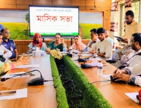 নাচোলে উপজেলা আইনশৃঙ্খলা কমিটির মাসিক সভা