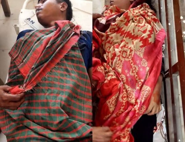 নওগাঁয় স্বামী ডুবে যাওয়াই স্ত্রী বাঁচাতে গিয়ে স্বামী স্ত্রীর মৃত্যু 