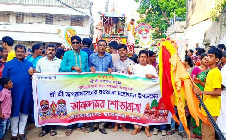 চাঁপাইনবাবগঞ্জে শ্রী শ্রী জগন্নাথদেবের রথযাত্রা