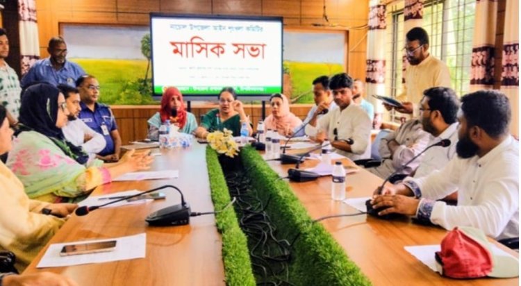নাচোলে উপজেলা আইনশৃঙ্খলা কমিটির মাসিক সভা