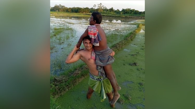 কৃষক বেশে সাজাপ্রাপ্ত আসামি ধরল নাচোল থানা পুলিশ
