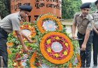 চাঁপাইনবাবগঞ্জে ডিএনসির উদ্যোগে জুলাই স্মৃতিস্তম্ভে পুষ্পার্ঘ্য অর্পণ