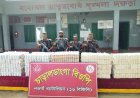 গোমস্তাপুর সীমান্তে বিপুল পরিমাণ ভারতীয় পাতার বিড়ি আটক