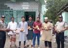 চাঁপাইনবাবগঞ্জে মাদকবিরোধী সচেতনতায় লিফলেট বিতরণ