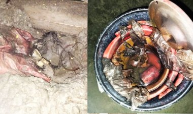 চাঁপাইনবাবগঞ্জে মজুদকৃত ককটেল বিস্ফোরণ