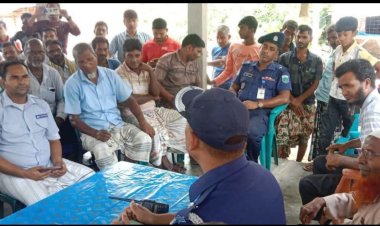 গোমস্তাপুরে আইনশৃঙ্খলা রক্ষায় পুলিশের উঠান বৈঠক