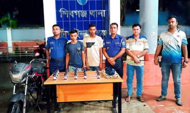 Two arrested with Indian drug syrup in Shibganj