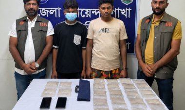চাঁপাইনবাবগঞ্জে হেরোইনসহ দুইজন গ্রেফতার