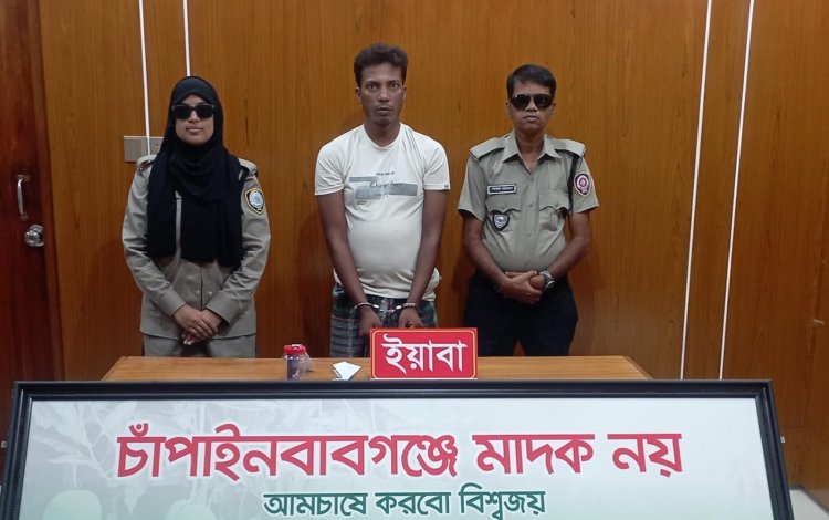 চাঁপাইনবাবগঞ্জে ইয়াবাসহ একজন গ্রেফতার